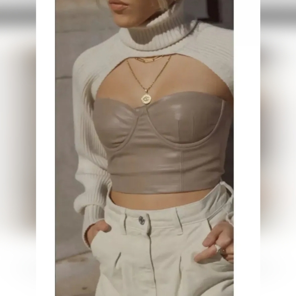 ZARA Vegan Tube top - Picture 2 of 10